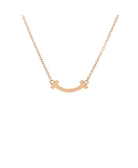 Pre-Owned Tiffany & Co T Smile Pendant Necklace