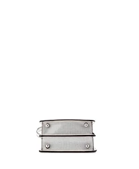 Pre-Owned Fendi Petite Peekaboo ISeeU Bag Zucca Crystal Embellished Suede