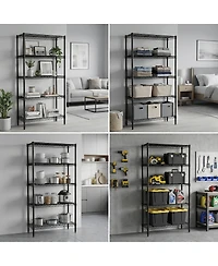 Streamdale Furniture 5-Tier Heavy-Duty Wire Shelving Unit - Metal Storage Rack