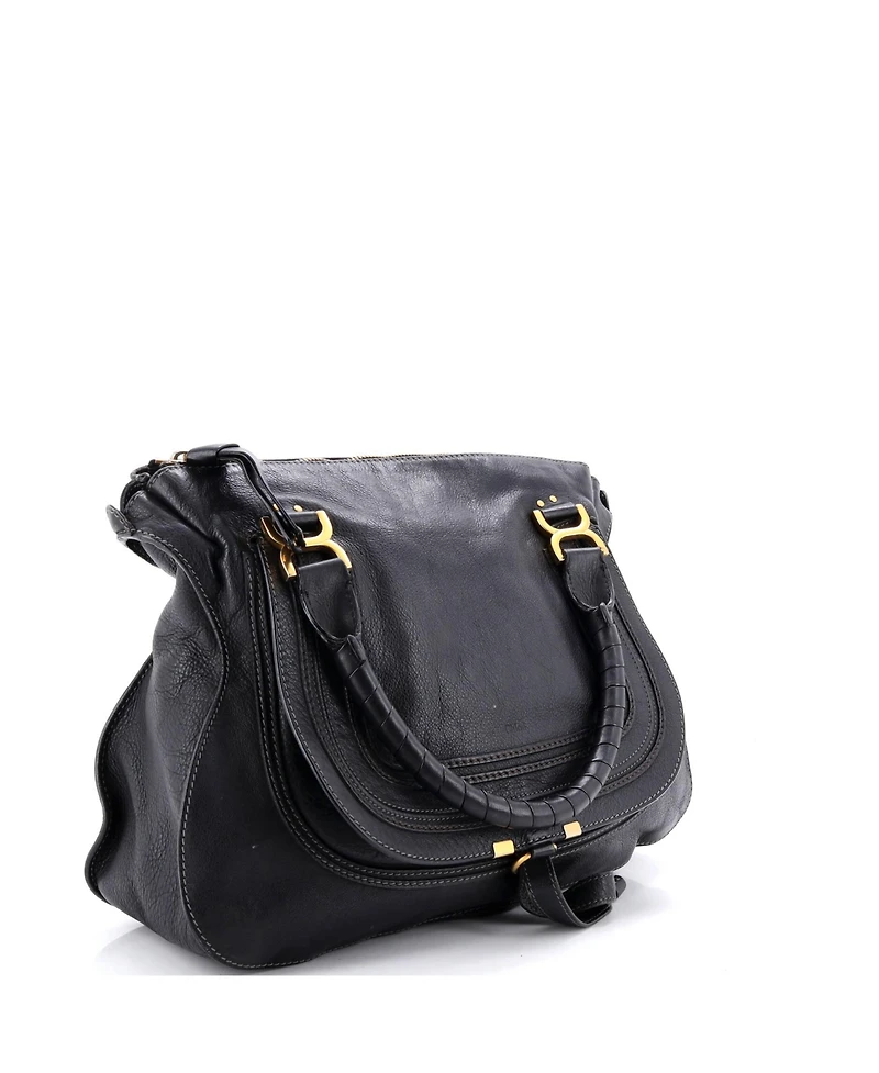 Pre-Owned Chloe Large Marcie Shoulder Bag Leather