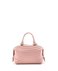 Pre-Owned Salvatore Ferragamo Convertible Top Handle Bowling Bag Quilted Leather