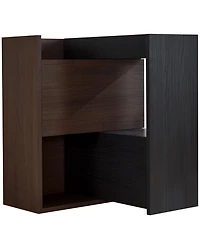 Streamdale Furniture Extendable Rotating Corner Cabinet - Set of 2