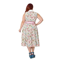 Unique Vintage Plus Sleeveless Dress