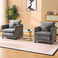 Streamdale Furniture Padded Armchair with 3-Pillow Comfort Set