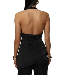Jluxlabel Women's Terra cotta Rustic Charm Halter Jumpsuit
