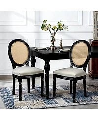 Streamdale Furniture French Country Upholstered Dining Chairs (Set of 2)