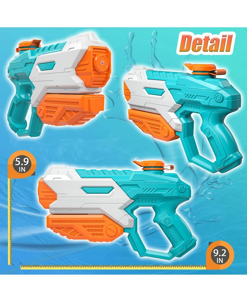 Gnuadz 5-pack Water Blaster Soaker Summer Outdoor Pool Beach Party