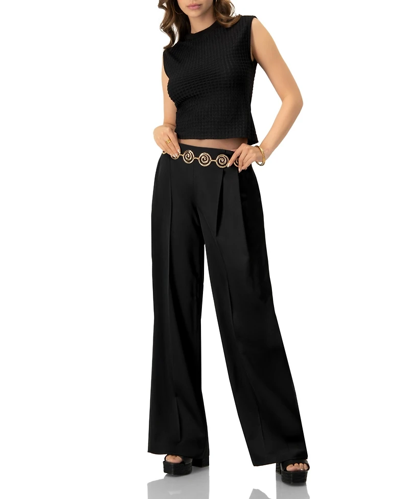 Ivonne Women's Sleeveless Knitted Top