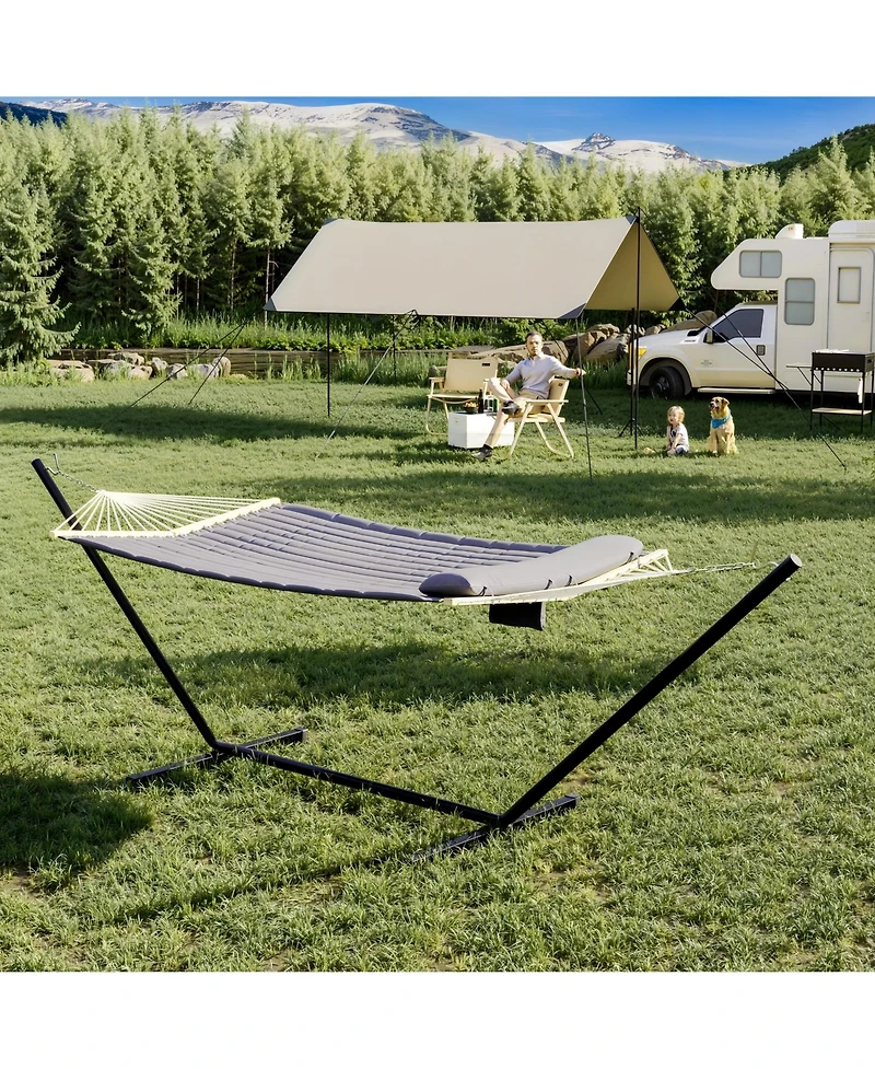 gaomon 450 Lbs Capacity, Double Outdoor Hammock for Patio, Backyard, Garden, Beach