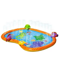 Gnuadz Splash Pad Sprinkler 3D Sea Characters Outdoor Play Mat
