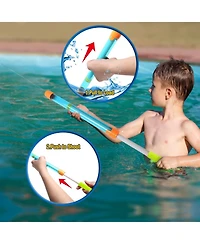 Gnuadz Water Soaker Blaster 16 Pack Pool Bulk 35 Ft Range Squirt Summer Outdoor Game Beach Party