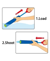 Gnuadz 6PC Water Blaster Foam Soaker Pool Toy