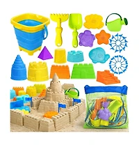 Gnuadz Beach Toys Sand Castle Building Kit Ages 1-12 Sandbox