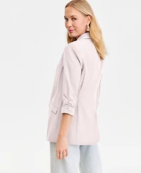 I.n.c. International Concepts Women's 3/4-Sleeve Blazer, Created for Macy's