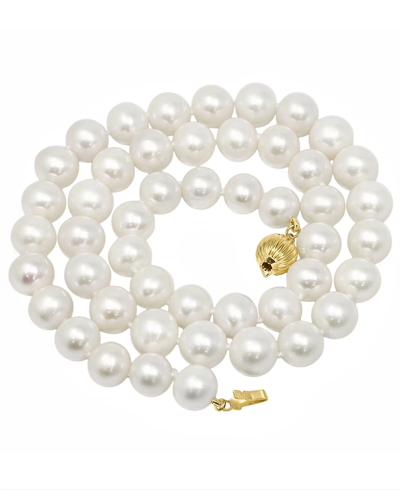Macy's Cultured Freshwater Pearl (8mm) Necklace in 14k Yellow Gold