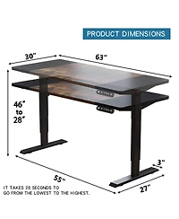 Streamdale Furniture Electric Height Adjustable Standing Desk