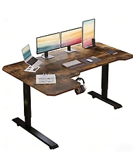 Streamdale Furniture Electric L-Shaped Height Adjustable Standing Desk