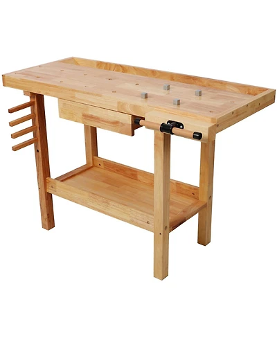 Streamdale Furniture 48 inches Wood Workbench, Heavy Duty, 330-Pound Capacity
