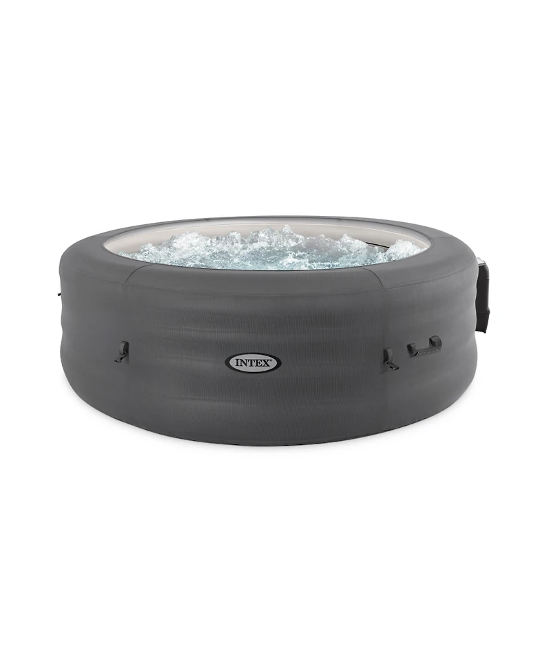 Intex SimpleSpa Bubble Massage 6 Person Inflatable Hot Tub with Energy Cover