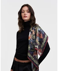 Fable England Women's Woodland Solstice Square Scarf