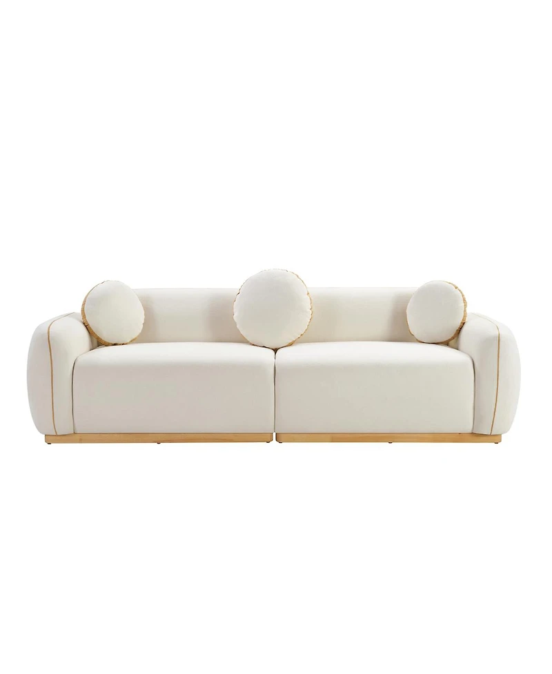 Streamdale Furniture Modern Sofa Set with 3 Accent Pillows