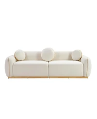 Streamdale Furniture Modern Sofa Set with 3 Accent Pillows