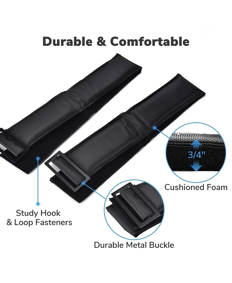 Yescom Drywall Stilt Straps 1 Pair of Padded Foot Bands Comfortable for All Day Wear Part Replacement