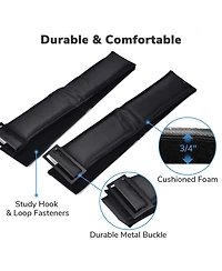 Yescom Drywall Stilt Straps 1 Pair of Padded Foot Bands Comfortable for All Day Wear Part Replacement