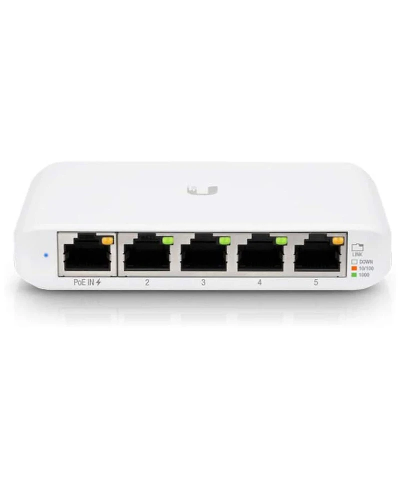 Ubiquiti Networks UniFi Usw-Flex-Mini Managed 5-Port Gigabit Switch with Usb-c Power Adapter