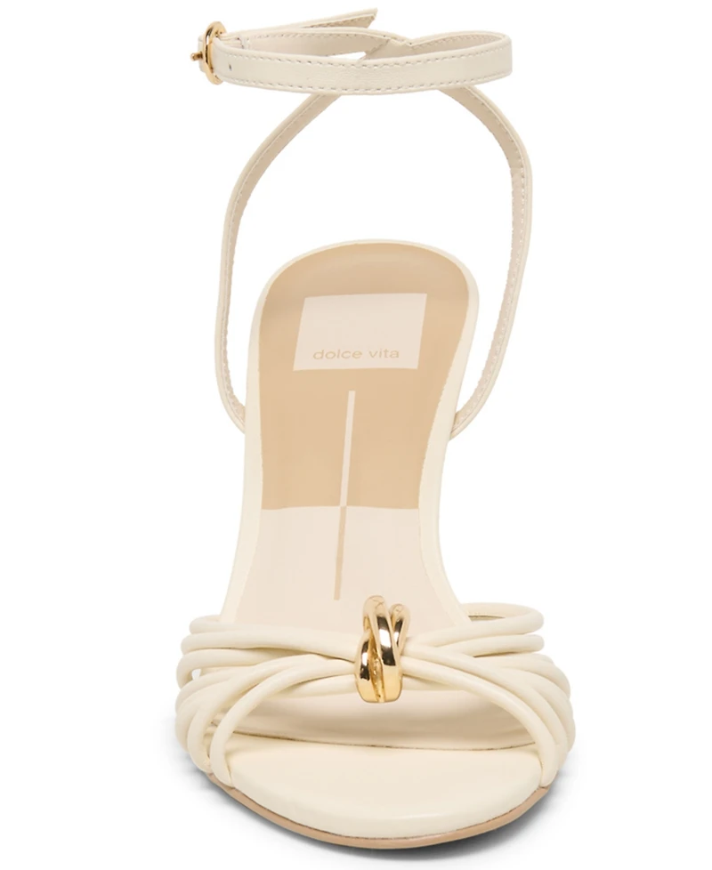 Dolce Vita Women's Isebel Strappy Embellished High Heel Dress Sandals