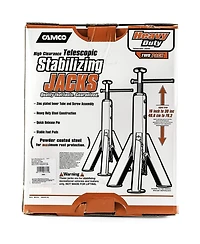 Camco Eaz Lift Adjustable Telescopic Rv Jack, 16 to 30 Inches, 6,000 Pound Capacity