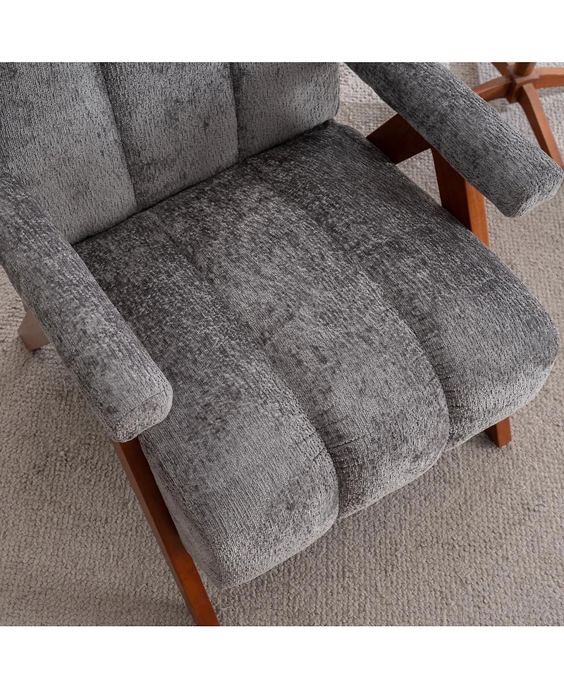 Streamdale Furniture Cloud Accent Chair, Chenille Lounge Armchair