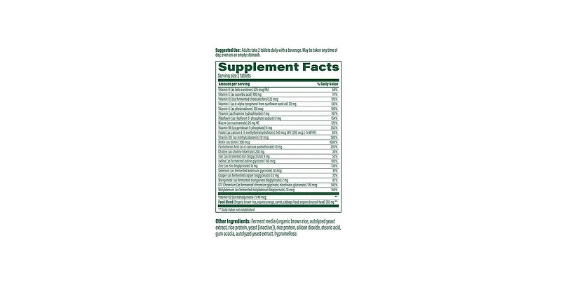 MegaFood Women's 40 Plus Advanced Multivitamin ,60 Tablets