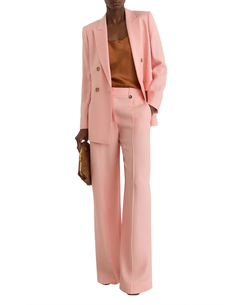 Reiss Women's Wide-Leg Suit Trouser Pants