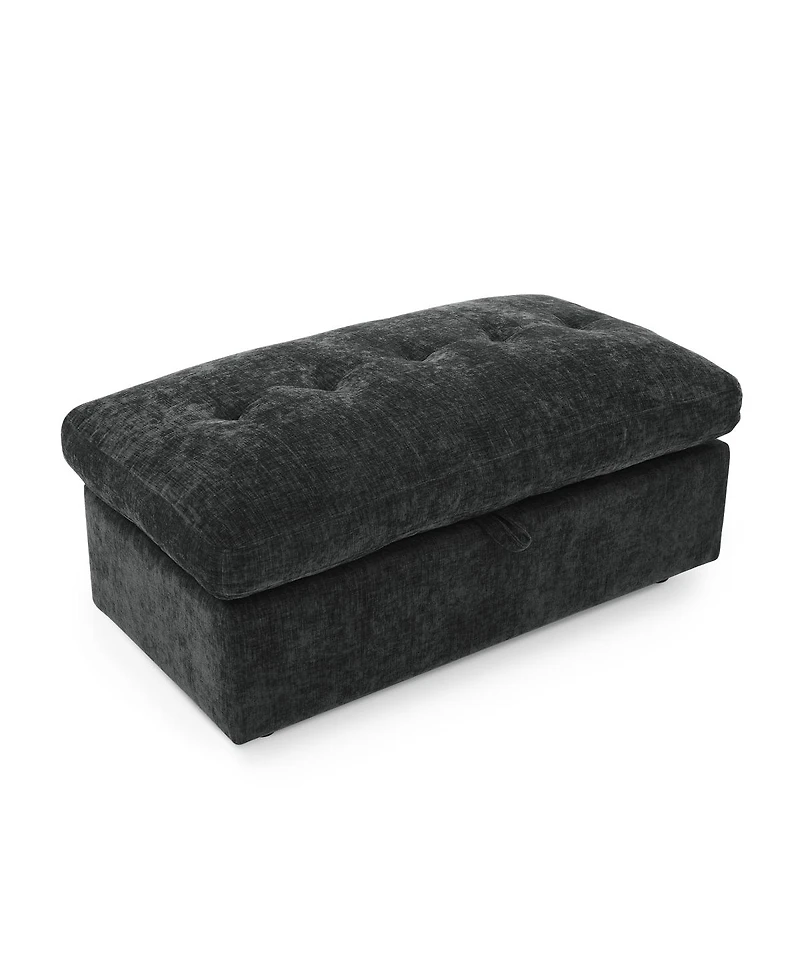 Streamdale Furniture Reclining Sofa with Usb and Ottoman