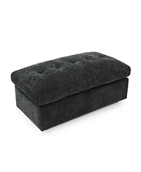 Streamdale Furniture Reclining Sofa with Usb and Ottoman