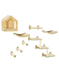 Aostirmotor 10-Level Wall-Mounted Cat Tree