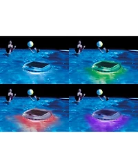 Intex 28690E Solar Powered Led Floating Pool Night Light, Auto On Color Changing
