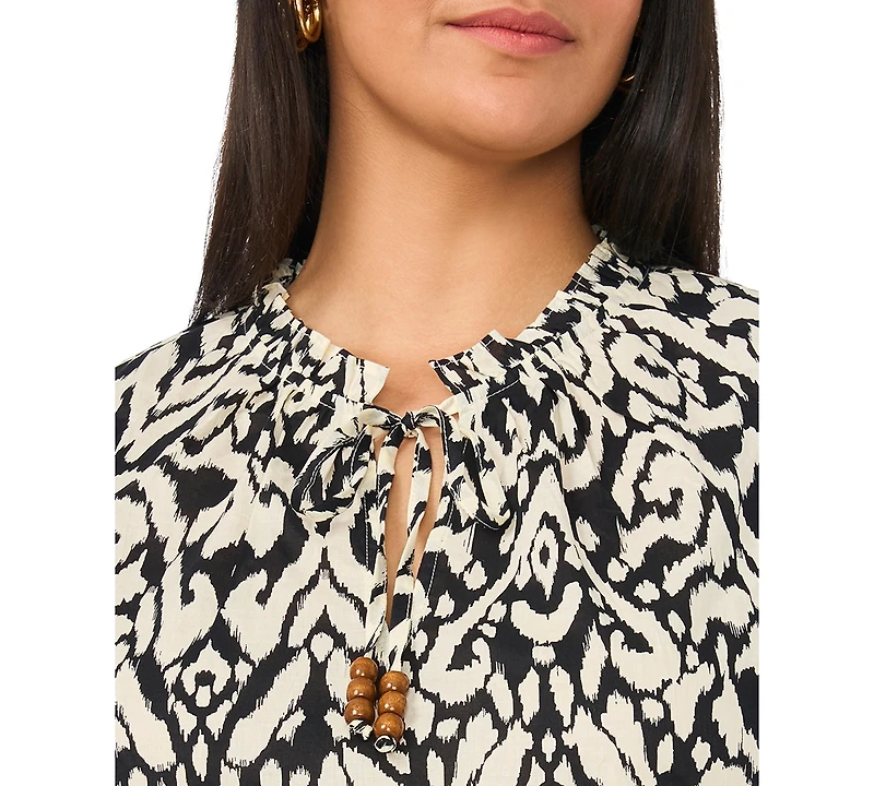 Vince Camuto Plus Size V-Neck Sleeveless Flowy Shell Top