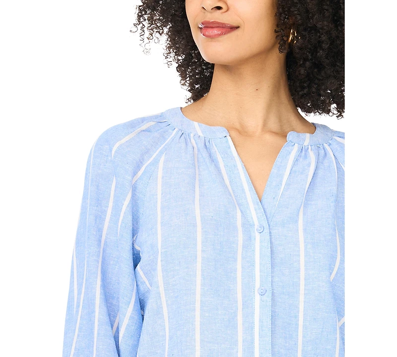 Vince Camuto Women's Raglan-Sleeve Button Down Blouse
