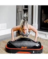 Power Systems Terra Core Aerobic Stepper and Core Balance Trainer Exercise Step Platform for Strength