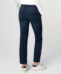 Liverpool Los Angeles Petite Low-Rise Comfort Waist Straight-Leg Jeans