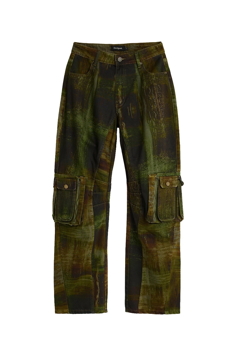 Desigual Women's Cargo pants 100% cotton m. c. lacroix