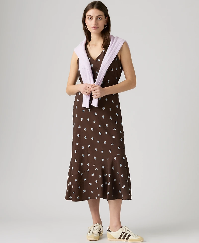 Levi's Brita V-Neck Sleeveless Slip Dress