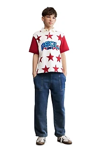 Desigual Boys Boys's Logo star polo
