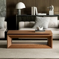 Streamdale Furniture Walnut Lift-Top Coffee Table with Storage and Adjustable Height