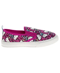 Hello Kitty Sanrio Canvas Slip On Sneakers Women's Casual Comfort Easy Wear Fun Design Everyday Style