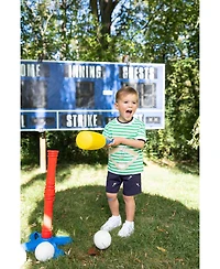 Florence Eiseman Toddler Boys Knit Short Set With Baseball Field