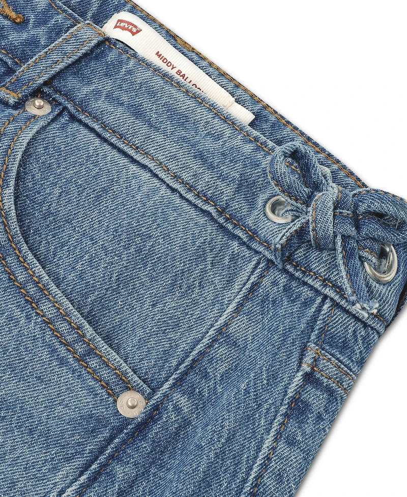 Levi's Girls' 7-16 Middy Balloon Leg Jeans