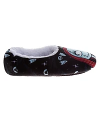 Disney Nightmare Before Christmas Women's Slippers, Jack and Sally Cushioned Plush Home Wear, Warm Indoor House Shoes
